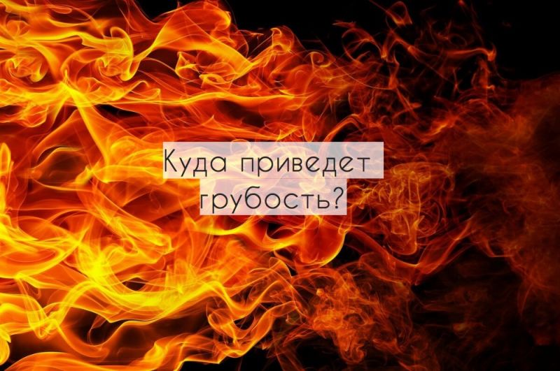 Куда приведет грубость?
