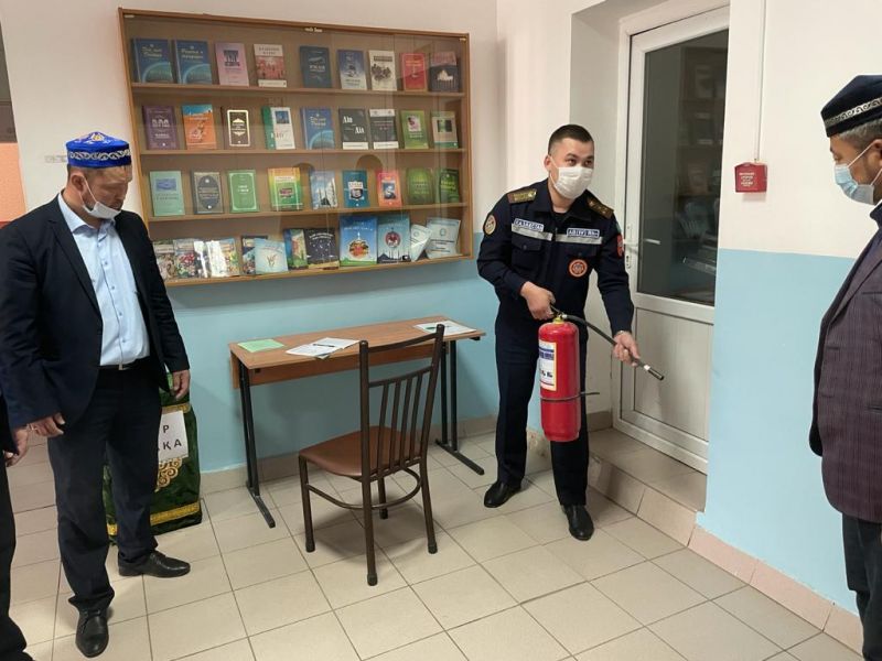 Балқашта  өрт сөндіру қызметкерлерімен  кездесу өтті