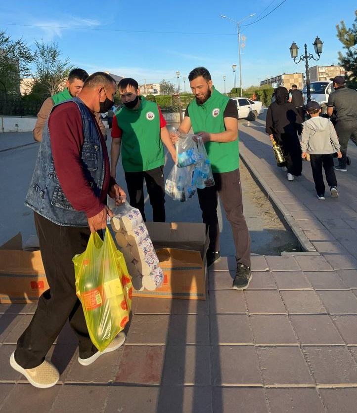 «Балмағанбет Балқыбайұлы» мешітінде қайырымдылық шаралары жалғасуда