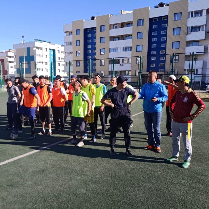 Сәтпаев қаласы: Ораза айт мейрамының құрметіне футболдан жарыс өтті