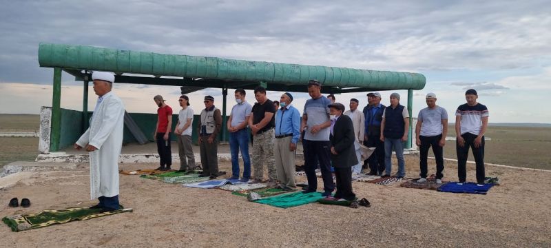 АҚЖАЛ КЕНТІНДЕ ТАСАТТЫҚ БЕРІЛДІ