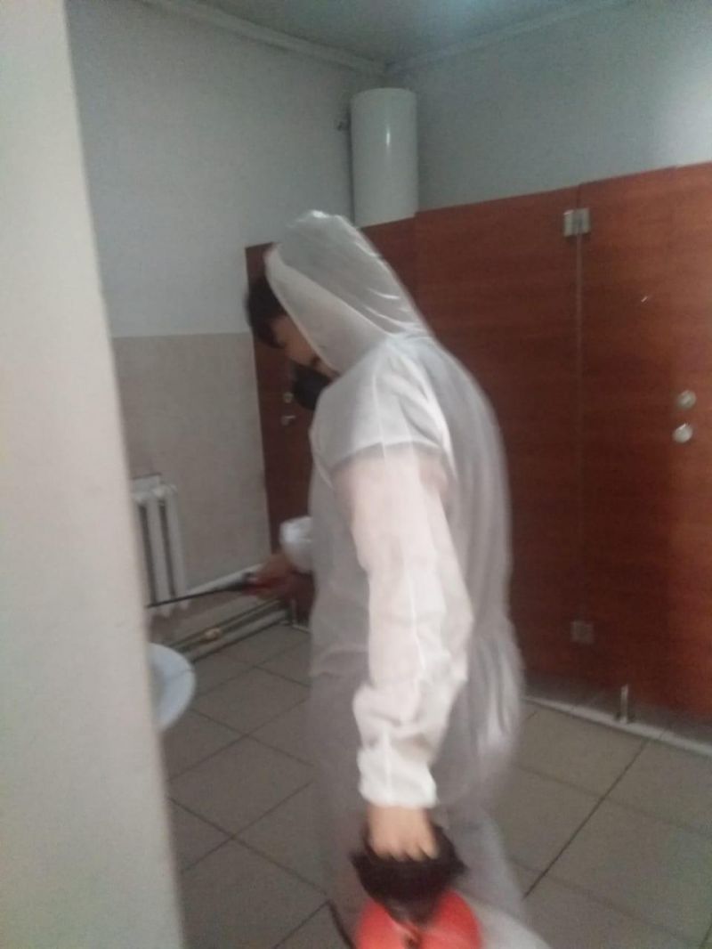 НҰРА АУДАНДЫҚ МЕШІТІНЕ ДЕЗИНФЕКЦИЯ ЖАСАЛДЫ