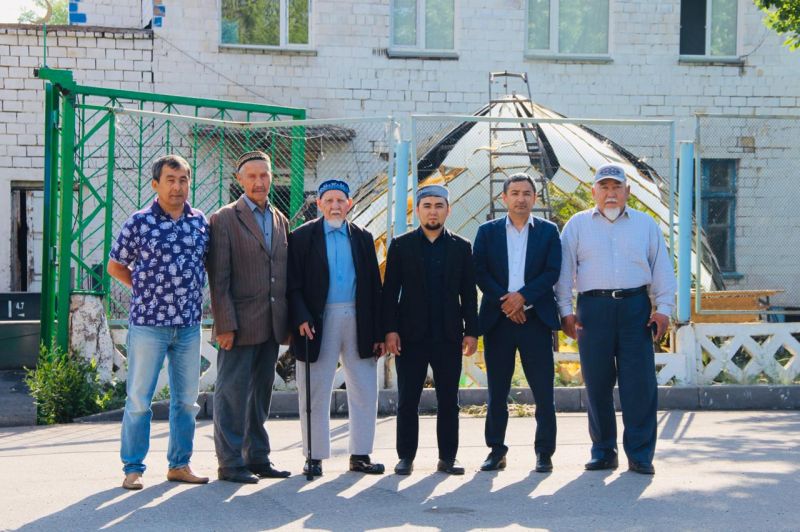 «СӘЛКЕН МОЛЛА» МЕШІТІНІҢ КҮМБЕЗІ ЖАҢАРТЫЛДЫ