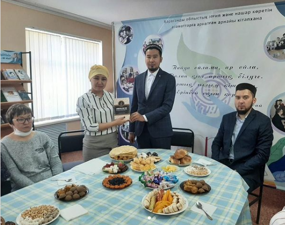 «ТӨЛЕУТАЙ АТА» МЕШІТІ ЗАҒИПТАР КІТАПХАНАСЫНДА ҚОНАҚ БОЛДЫ