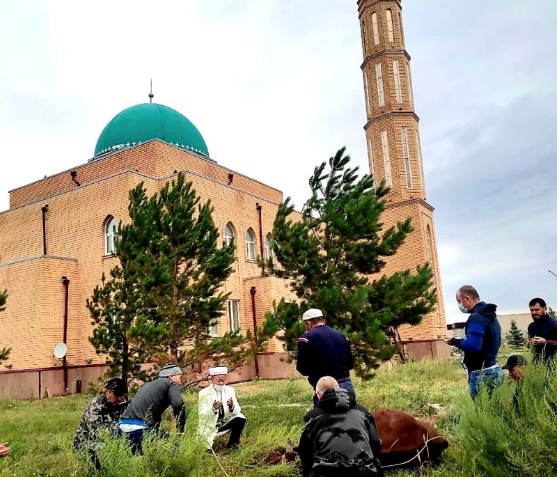 АБАЙ АУДАНДЫҚ МЕШІТІ НӘЗІР ҚҰРБАНЫН ШАЛДЫ