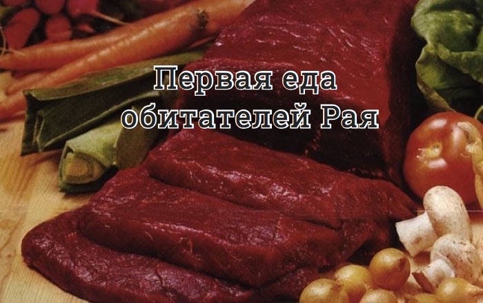 Первая еда обитателей Рая