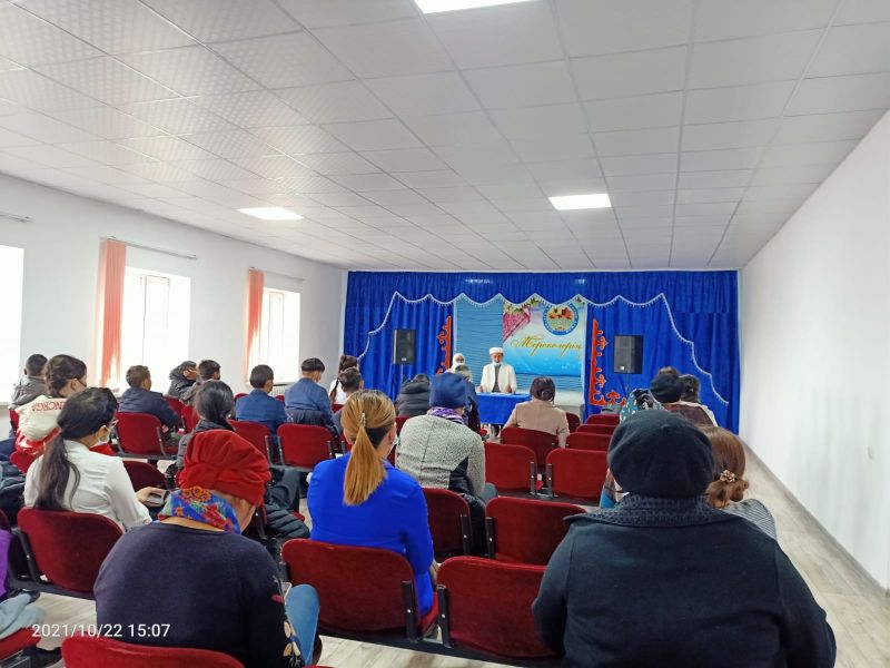 ҚОРҒАНЫС АУЫЛЫНДА «ДІНИ ЭКСТРЕМИЗМГЕ» ҚАТЫСТЫ ШАРА ӨТТІ