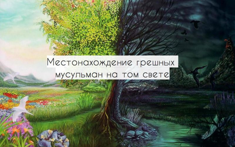 Местонахождение грешных мусульман на том свете