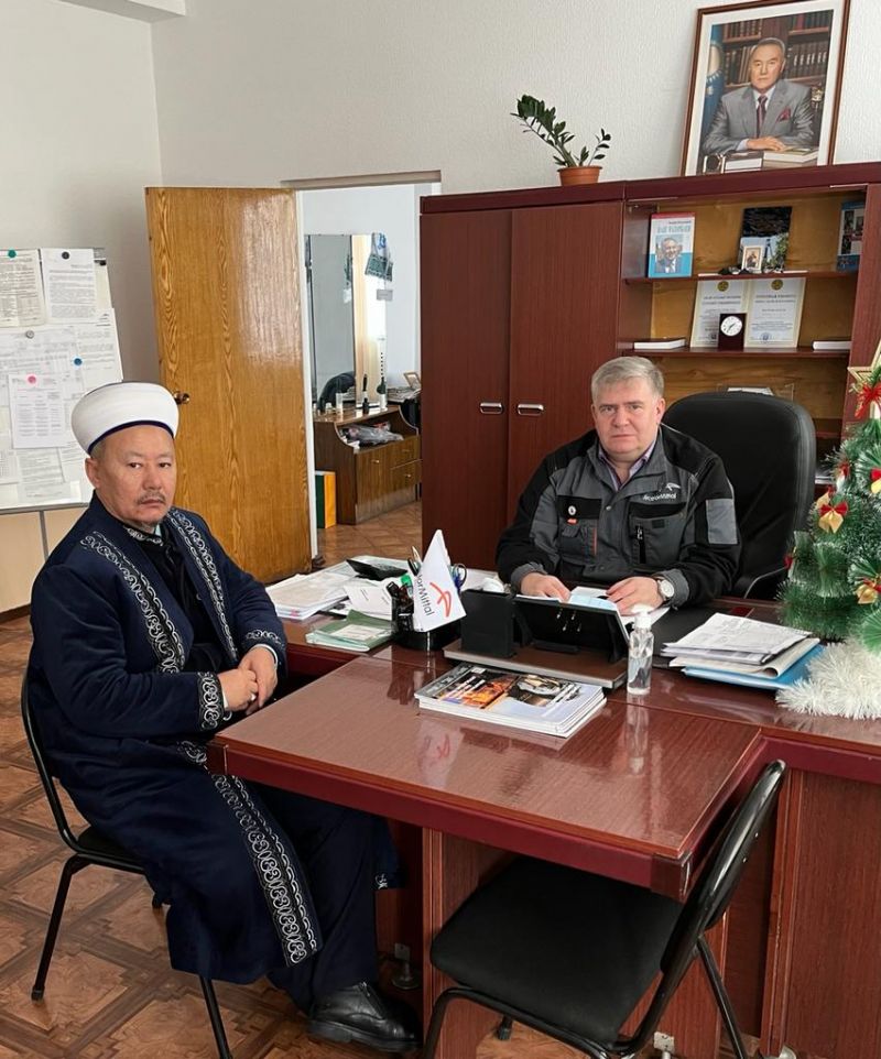 АБАЙ АУДАНЫНЫҢ ИМАМЫ ШАХТАДА БОЛДЫ