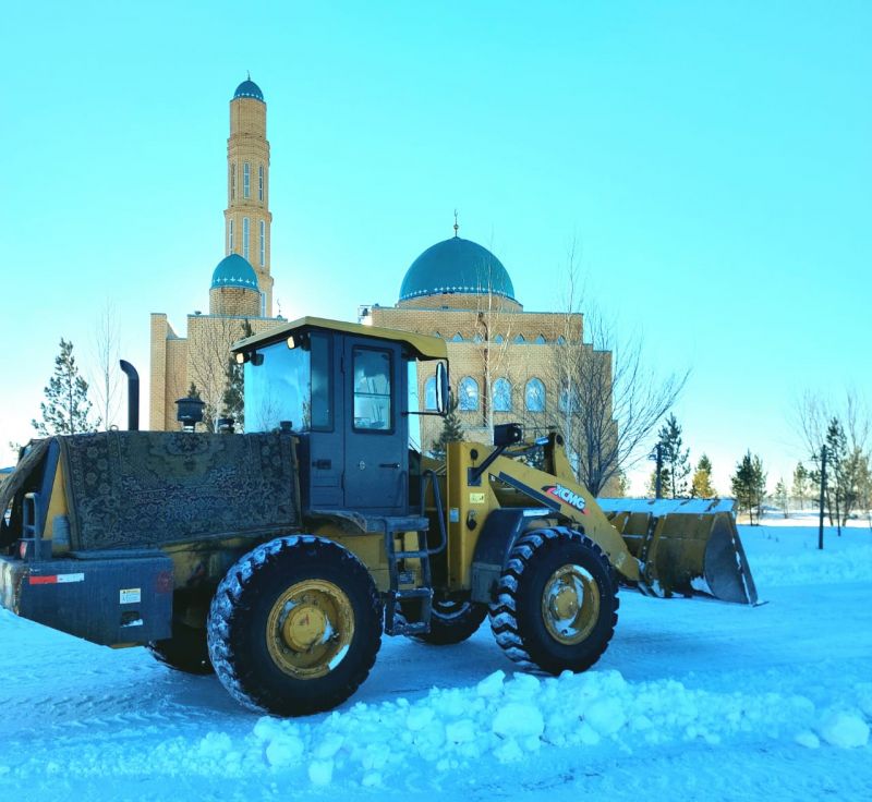 АБАЙ АУДЫНДЫҚ МЕШІТІ ҚАРДАН ТАЗАРТЫЛДЫ