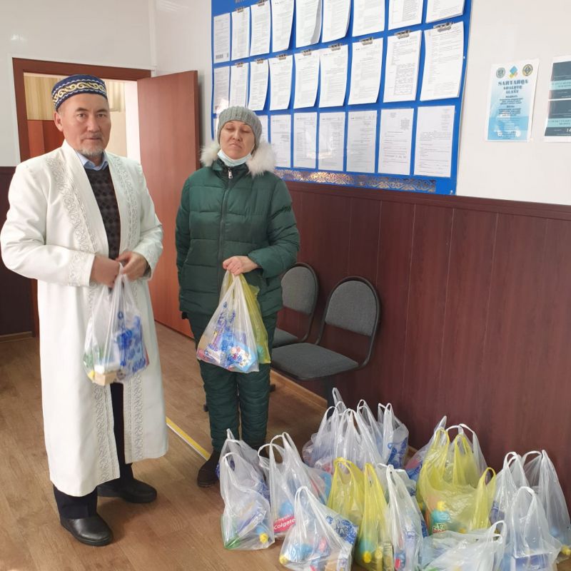 САРАН ҚАЛАСЫНДА ЗАҒИП ЖАНДАРҒА КӨМЕК КӨРСЕТІЛДІ