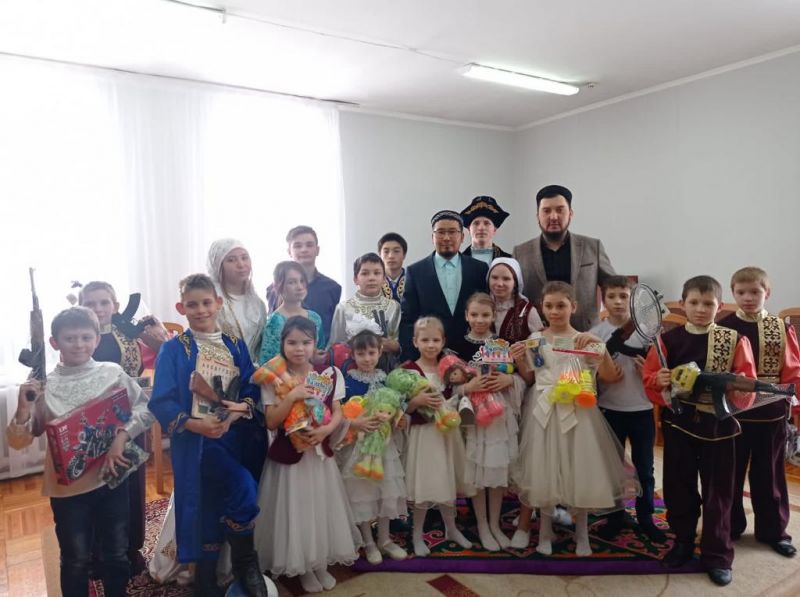 «ТӨЛЕУТАЙ АТА» МЕШІТІ ЖЕТІМДЕР ҮЙІН ЗИЯРАТ ЕТТІ 