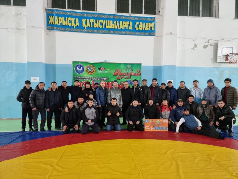 Балқаш қалалық мешітінде ұлттық спорттық ойын түрлерінен  сайыс  өтті.