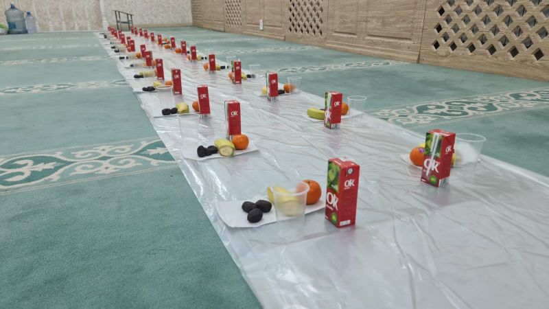 «ХАЗІРЕТ ӘЛИ» МЕШІТІНДЕ АУЫЗАШАР ДАСТАРХАНЫ ЖАЙЫЛДЫ 
