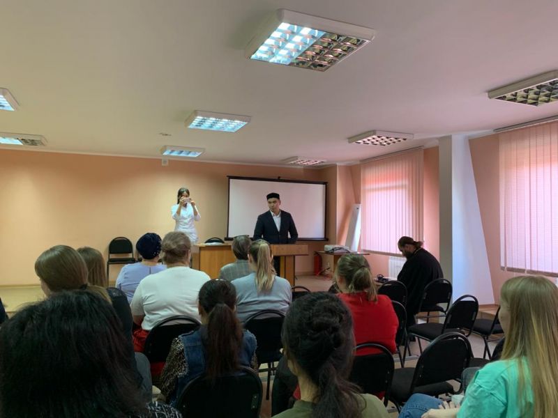 Шаһардағы №2 ауруханада кездесу өтті