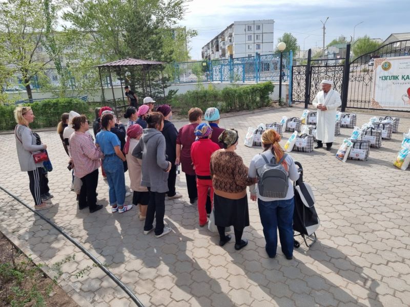 БАЛҚАШТА «РАМАЗАН ҚОРЖЫНЫ» ҮЛЕСТІРІЛДІ 