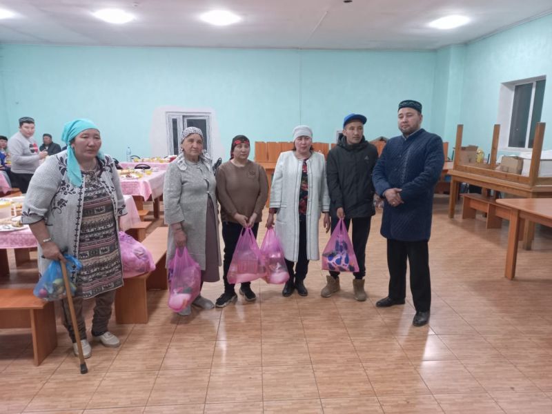 «Рамазан қоржыны» Ақтау кентінде жалғасты