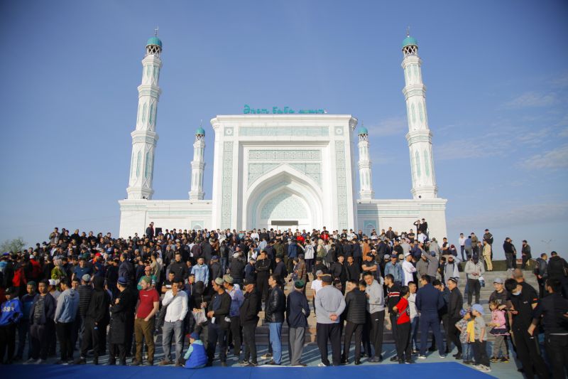 ҚОРЫТЫНДЫ: «ӘНЕТ БАБА» МЕШІТІНДЕ ОРАЗА АЙТ ЖОҒАРЫ ДЕҢГЕЙДЕ ТОЙЛАНДЫ