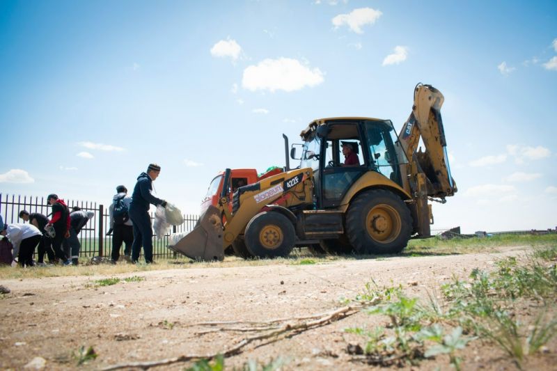 Теміртау жамағаты зират басына тазалық жұмыстарын жүргізді