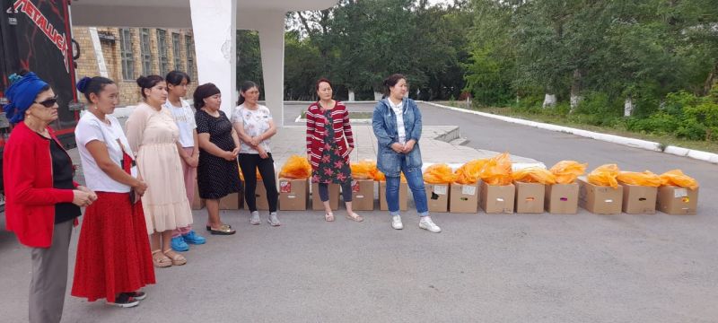 «МҰРАТ АТА» МЕШІТІНДЕ ЖИЫРМА ОТБАСЫҒА ЕТ ҮЛЕСТІРІЛДІ