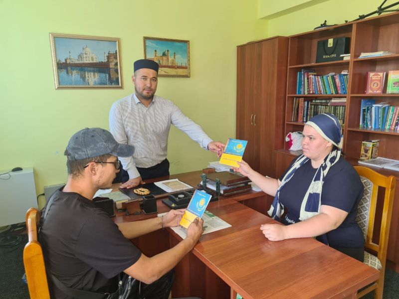 Балқашта бүтіндей бір отбасы Ислам дінін қабылдады