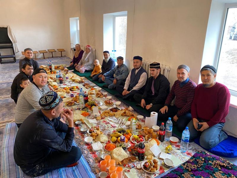 ҚАРАБАС КЕНТІ МЕШІТІНДЕ МӘУЛІТ ОҚЫЛДЫ