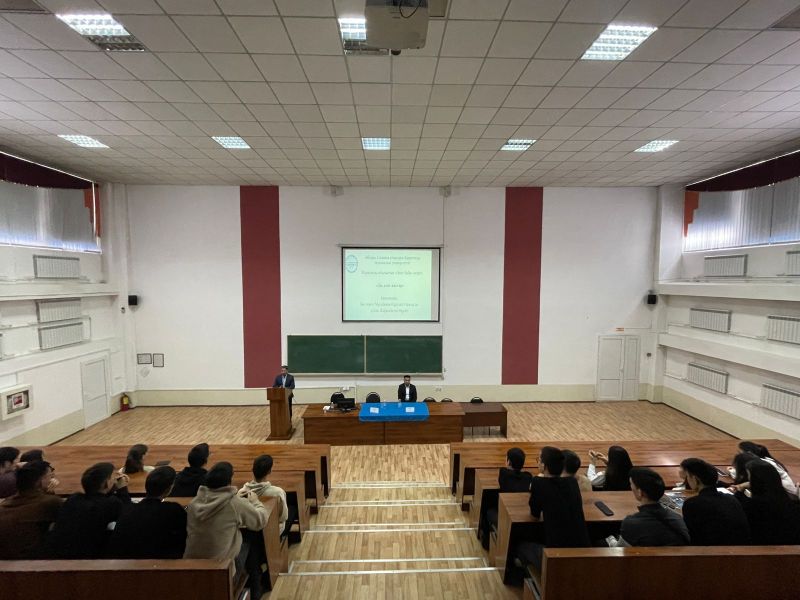 Студенттермен «Дін және жастар» тақырыбында кездесу өтті