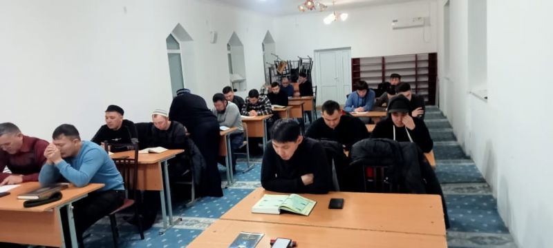 Балқаш қалалық мешітінде дәрістер тұрақты өтуде