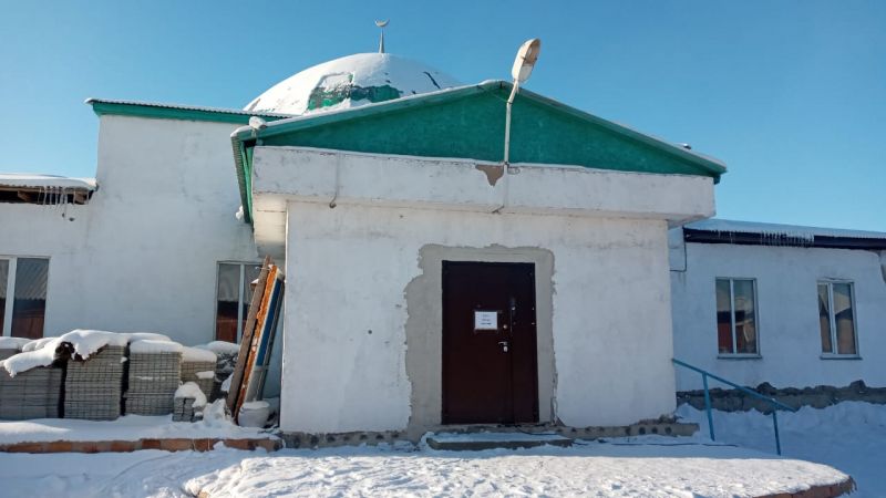 «Иса молла» мешітінде жөндеу жұмыстары басталды