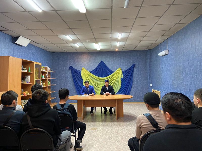 Студенттермен «Дін және ізгі қоғам» тақырыбында кездесу өтті