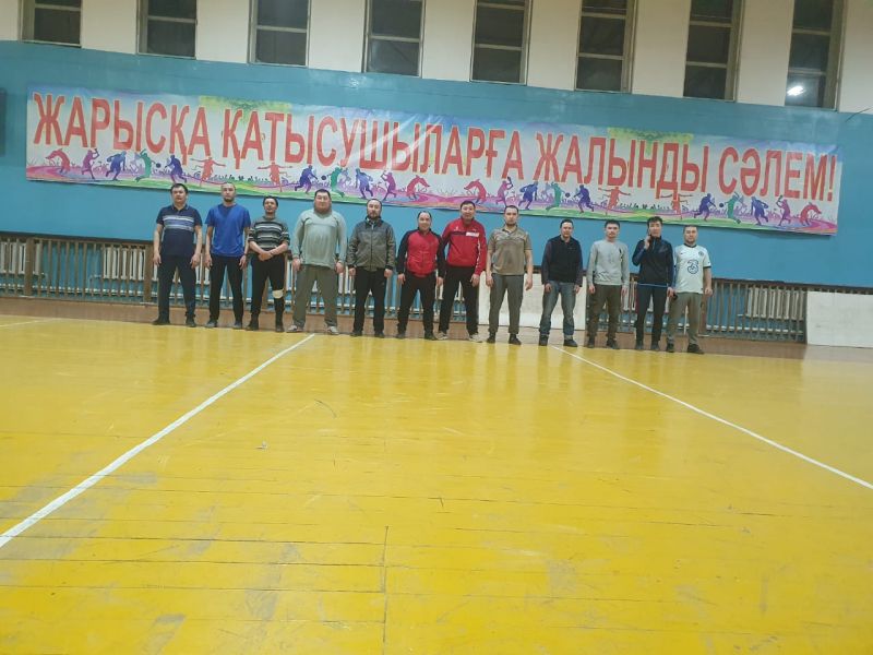 Ақадыр кенті жамағаты футбол алаңында бас қосты