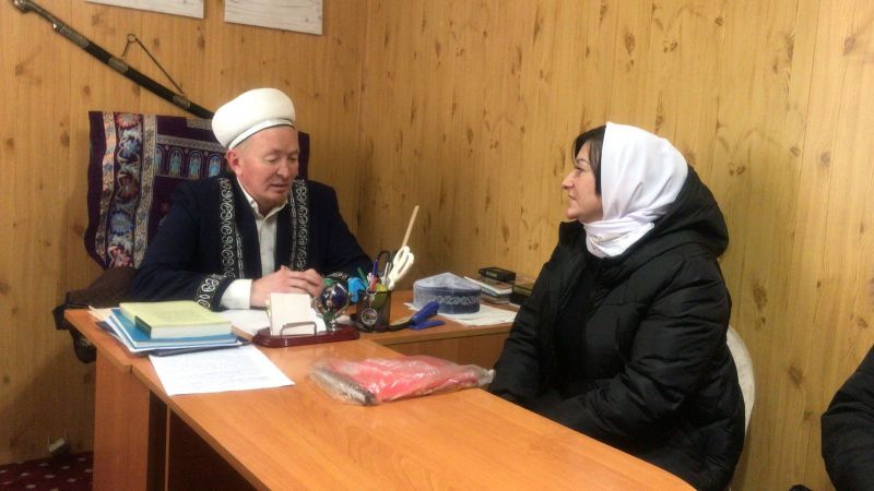 Шахтинск қаласында орыс қызы мұсылман атанды