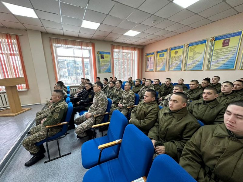 Қарағанды облысы полиция бөлімінде кездесу өтті