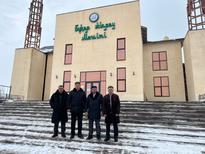 Бас имам «Бұқар жырау» мешітінің құрылысымен танысты