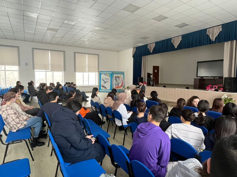 ЖАНТ: Студенттермен кездесу өтті