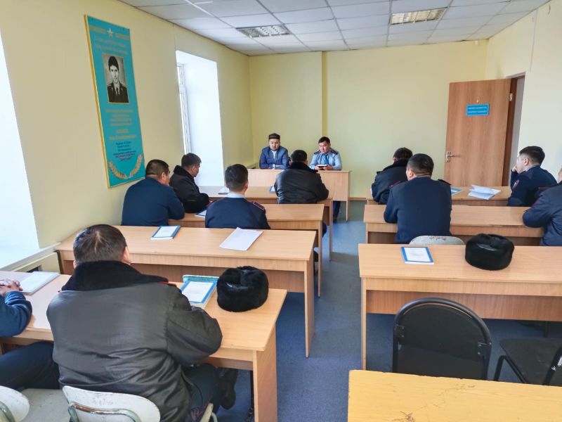 Абайда полиция қызметкерлерімен кездесу өтті
