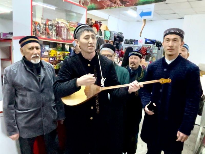 «Нұр» мешіті жарапазан эстафетасын Абай мешітіне жолдады 