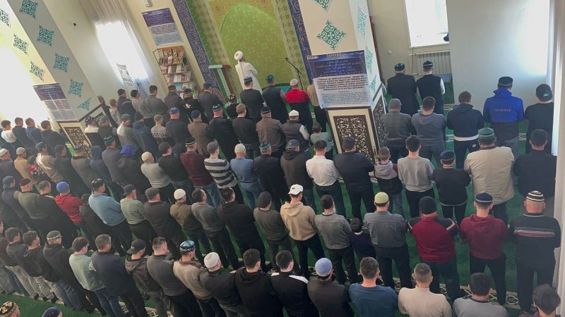 Абай аудандық мешітінде айт намазы оқылды
