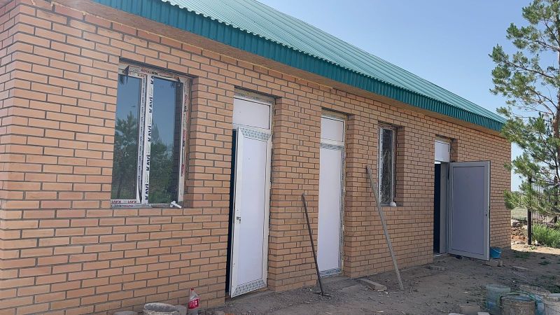 Мәйітхана мен дәретхана құрылысы аяқталуға жақын