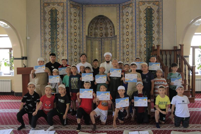 «Әлихан Бөкейхан» мешітінде жазғы лагер аяқталды