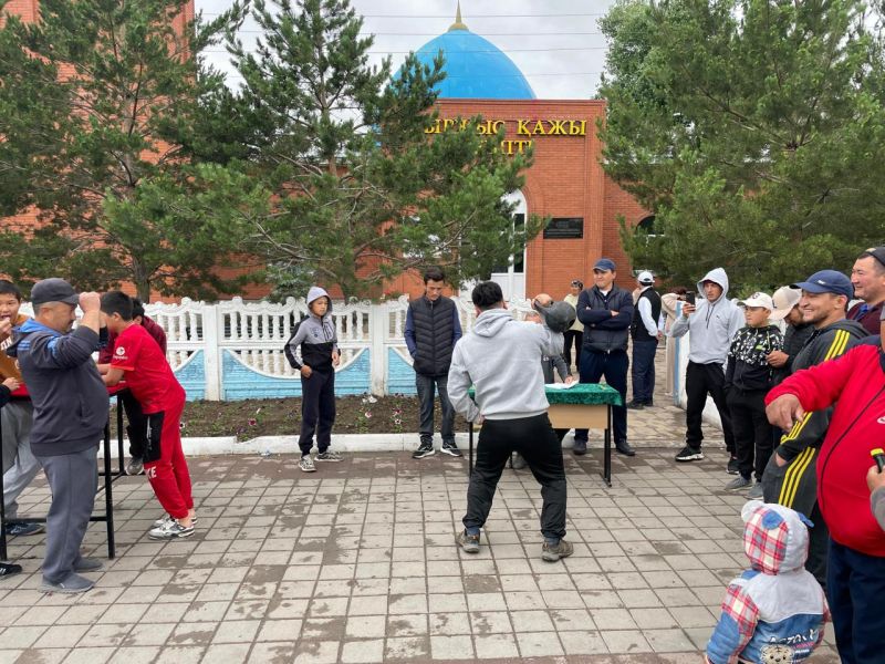 Бұқар жырау ауданы жамағаты ұлттық ойындардан бақ сынасты