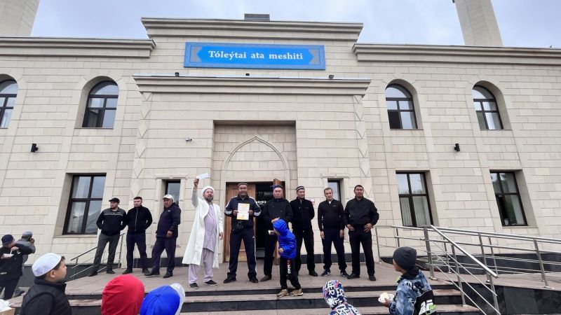 «Дін мен дәстүр» бағытындағы шара «Төлеутай ата» мешітінде жалғасты