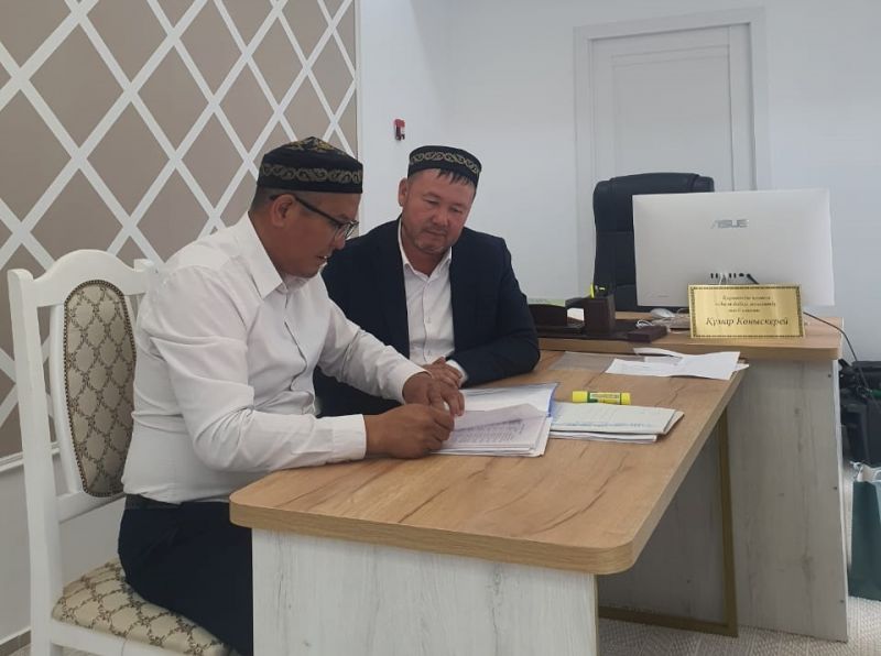   Кентаулық имам «Әнет баба» мешітінде тәжірибеден өтті