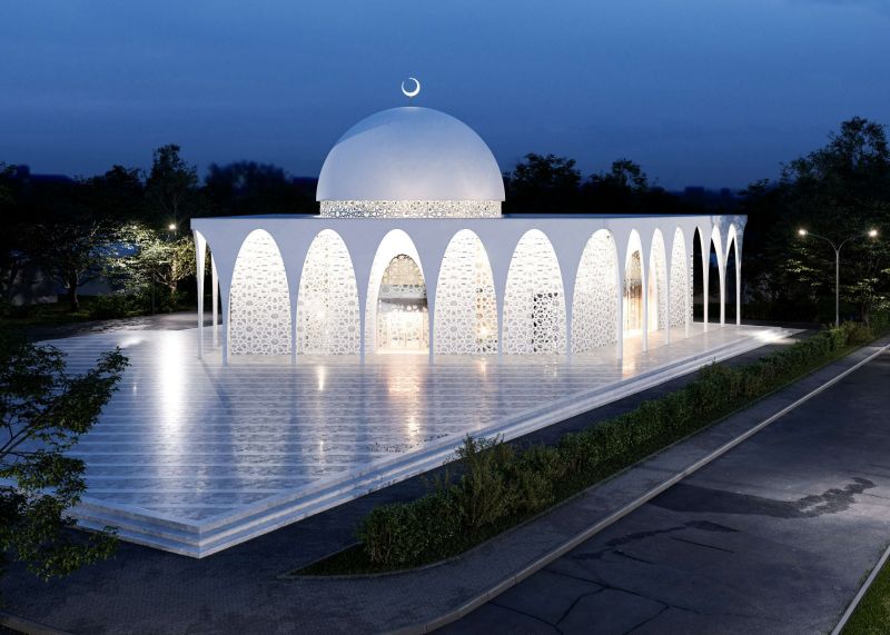 Әлихан Бөкейхан ауданындағы жаңа мешіттің қазығы қағылды