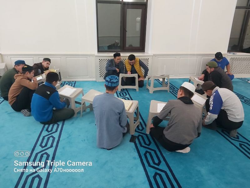 «Қазыбек би» мешітінде дәрістер тұрақты жалғасып келеді