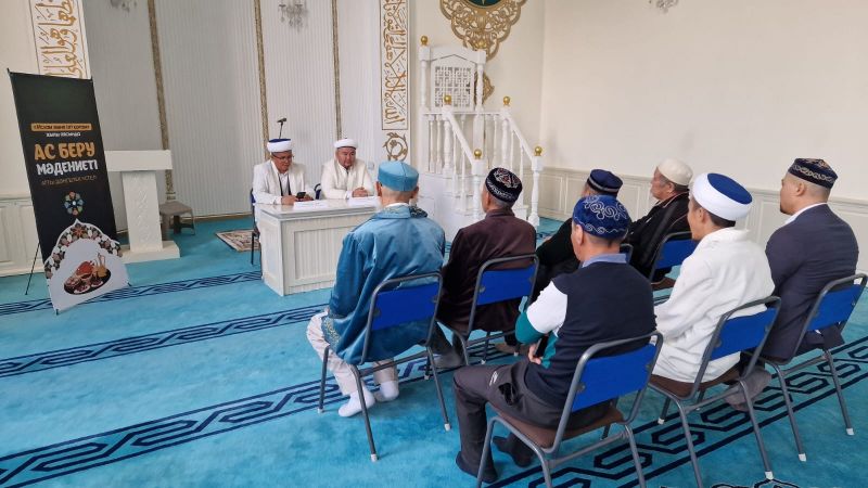 «Қазыбек би» мешітіне бақылау басқару жұмыстары жүргізілді