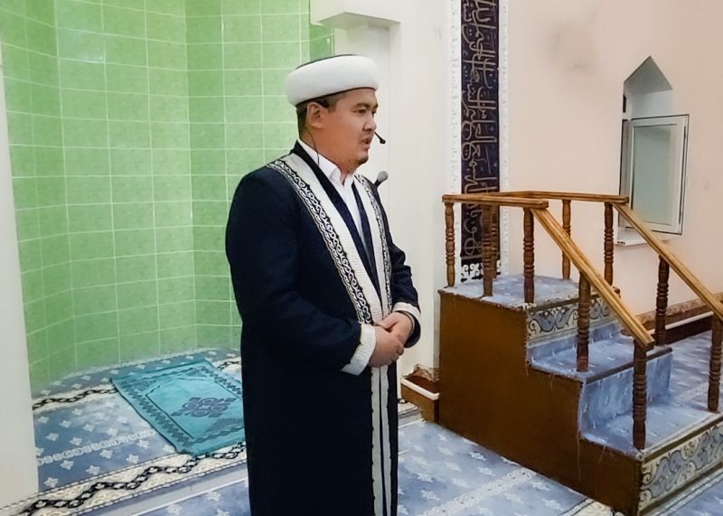Облыс бас имамы Балқаш жамағатымен жүздесті