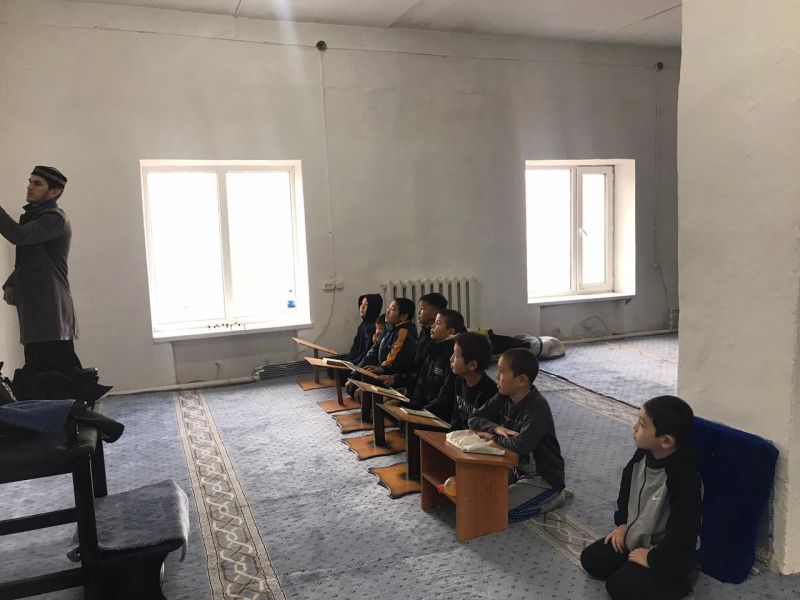 Қарабас кенті мешітінде  діни дәрістер жалғасуда