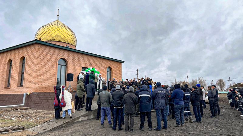 БАЙМЫРЗА АУЫЛЫНДА ЖАҢА МЕШІТ АШЫЛДЫ