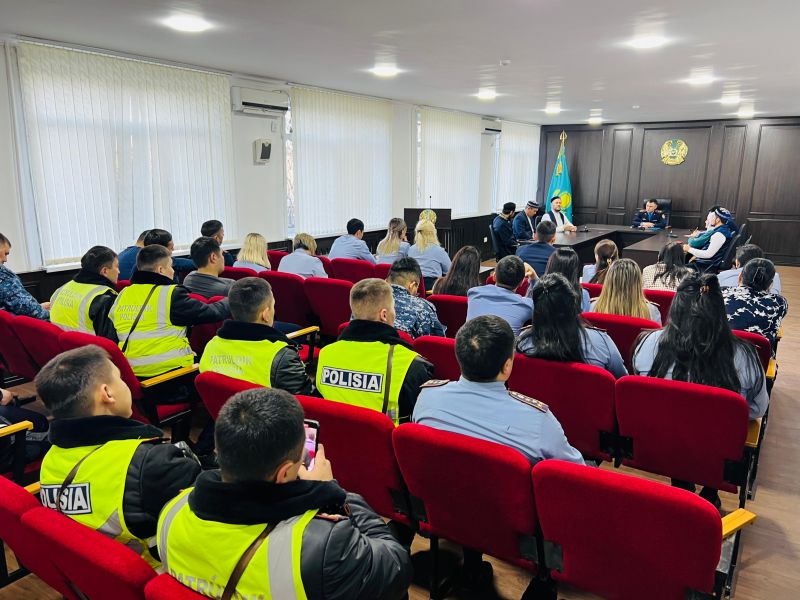 РАНТ мүшесі Қарағанды қаласының полиция депортаментінде кездесу өткізді